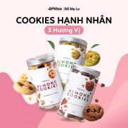 Cookies Hạnh Nhân Nguyên Cám 3 VỊ Choco - Matcha - Salty Cheese Hebekery