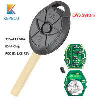 【▨】 islwpi KEYECU EWS ระบบ3ปุ่ม315เมกะเฮิร์ตซ์ปรับชิป ID44สำหรับ Mini Cooper S เก่า R50 R53 2004 2005 2006 FCC ID: LX8 FZV