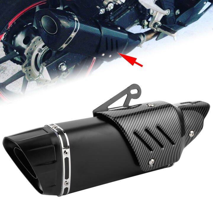 universal-รถจักรยานยนต์ระบบท่อไอเสีย-muffler-หางท่อคาร์บอนไฟเบอร์สี-fit-สำหรับ-honda-cbr250rr-cbr500r