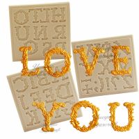 English Capital letter silicone mold fondant mold cake decorating tools chocolate gumpaste mold resin letter mold Bread Cake  Cookie Accessories