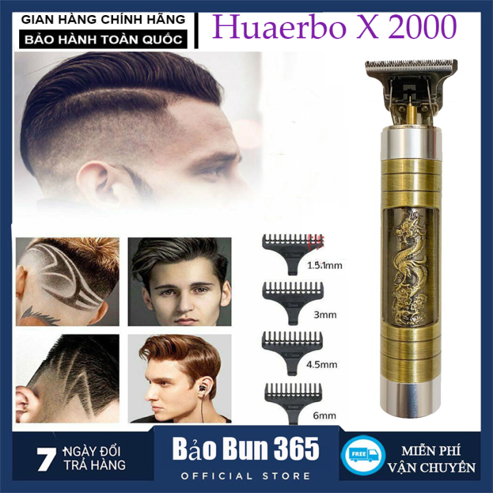 Tông đơ chấn viền Huaerbo X 2000 là lựa chọn hoàn hảo cho những ai yêu thích kiểu cắt tóc đỏi mạnh mẽ và nổi bật. Với nhiều tính năng và khả năng tùy chỉnh, bạn sẽ chắc chắn tìm thấy tông đơ phù hợp với nhu cầu của mình bằng cách xem hình ảnh liên quan.