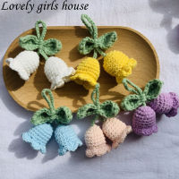 【♡Lovely girls house♡】2022ใหม่กล้วยไม้ขนสัตว์พวงกุญแจสำหรับผู้หญิงสาวกระเป๋ารถจี้เครื่องประดับของขวัญตกแต่งน่ารักหวานพวงกุญแจ