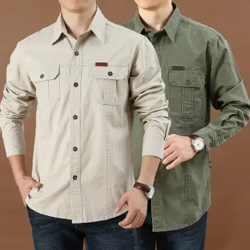 Army Shirt Long Sleeved ราคาถูก ซื้อออนไลน์ที่ - พ.ย. 2023