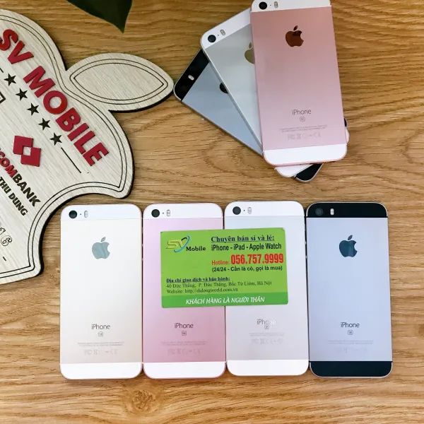 Điện Thoại iPhone 5SE 2016 - 32GB, Full Chức Năng, Vân Tay, Màn Hình Cảm Ứng, Camera Chất Lượng - Bảo Hành 12 Tháng