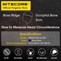 NITECORE หมวกแก๊ป NDH20สีกรมท่า Topi Bucket สำหรับผู้ชายและผู้หญิง,หมวกยุทธวิธีสำหรับกิจกรรมกลางแจ้งป้องกันแสงแดดรังสี UV เดินป่าตกปลาเล่นกีฬาหมวกชาวประมง