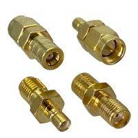 1pcs Adapter SMA to SMB Male Plug &amp; Female Jack Wire Terminal RF Coaxial Connector Brass Electrical Connectors