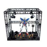 Garage Frontline Base Scene For Gundam Robot Action Figure Model Accessories Hobby System Base Universal Display Stage With Lamp