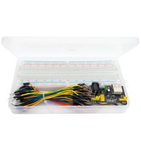 3.3V/5V MB102 Breadboard MB-102 830 points Prototype Bread board kit 65 jumper wires