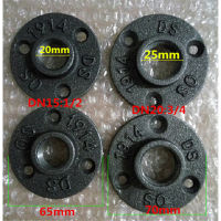 10pcs Iron Fittings Wall Mount Floor Antique DN15 Flange Piece Hardware Tool cast iron flanges gietijzeren buisleidingen