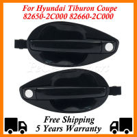 ที่จับประตูด้านนอกจับซ้ายขวา82660-2C000 82650-2C000สำหรับ Hyundai Tiburon Coupe 2.0L 2.7L 2003 2004 2005 2006 2007 2008