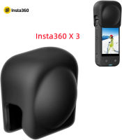 ฝาครอบเลนส์สำหรับ Insta360 X3ปลอกซิลิโคนเลนส์ป้องกันสำหรับ Insta 360 X3ฝากล้องซิลิโคนเคสป้องกันรอยขีดข่วนอุปกรณ์เสริม