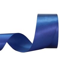 25yards x 5cm Blue Satin Ribbons For Crafts Gift Packaging Christmas Ribbons for Flower Wedding Birthday Party Decor