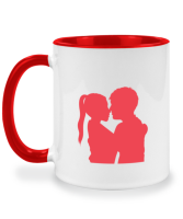 แก้วชง valentine วาเลนไทน์ ของขวัญวาเลนไทน์ แก้วมัค แก้วมัค แก้วสองสี แก้วสกรีน แก้วกาแฟ ของขวัญ คู่รัก couple mug