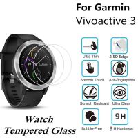 【Free shipping】 เทรนเนอร์ Garmin Vivoactive กระจกนิรภัยสำหรับ10ชิ้น D36mm ฟิล์มป้องกันปกป้องหน้าจอสมาร์ทวอท์ช