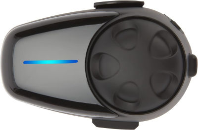 Sena SMH10-11 Motorcycle Bluetooth Headset / Intercom with Universal Microphone Kit (Single) , Black