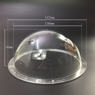 5 Inch Acrylic Indoor / Outdoor CCTV Replacement Clear Camera Dome Housing