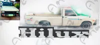 ส่งฟรี ผ่าน Kerry Hilux ตราโลโก้ ติดข้างรถกระบะ Hilux Toyota ม้ากระโดด LN30 LN40 ของใหม่ เก่าเก็บ สีไม่ลอก เดือยยังครบ ไม่หัก