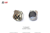 แหวนroute66 ring สแตนเลสแท้ stainless 316l แหวนผู้ชาย แหวนแฟชั่น แหวนเท่ๆ แหวนสแตนเลส