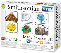 Smithsonian Mega Science Lab ของเล่นวิทยาศาสตร์ ชุดอุปกรณ์วิทยาศาสตร์ขั้นสุดยอด สำรวจโลกแห่งการค้นพบทางวิทยาศาสตร์ที่หลากหลาย