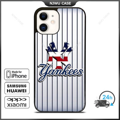 Ny New York Yankees Phone Case for iPhone 14 Pro Max / iPhone 13 Pro Max / iPhone 12 Pro Max / XS Max / Samsung Galaxy Note 10 Plus / S22 Ultra / S21 Plus Anti-fall Protective Case Cover