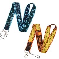 PS AI Photoshop Cartoon Lanyards Keychain Designer ID Badge Neck Straps Phone Charms Hang Rope Card Cover Keys Accessories Gifts