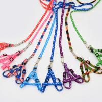 【DT】Rope 120cm Traction Rope Adjustable Chest Strap Dog Traction Rope Cloth Colorful Printed Small Pet Dog Traction Rope  hot
