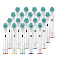 16/20pcs Oral B Electric Toothbrush Replacement Brush Heads Brush Heads Extra Soft Bristles OC18 D8011 D9525 D9511 D20 D25 D30