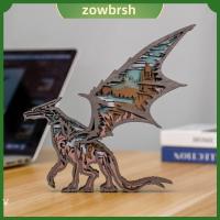 ZOWBRSH 8.77.9นิ้วค่ะ แกะสลักสัตว์ไม้ กล่องไม้กล่อง ของตกแต่งบ้าน งานฝีมือไม้ไดโนเสาร์ สวยดีครับ เครื่องประดับงานฝีมือรูปไดโนเสาร์3D บ้านในบ้าน