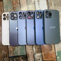 ใช้บังคับ 14pro เครื่องเดิม AG เคสมือถือแม่เหล็กกระจกฝ้า Apple 13 ฝาครอบป้องกันเลนส์