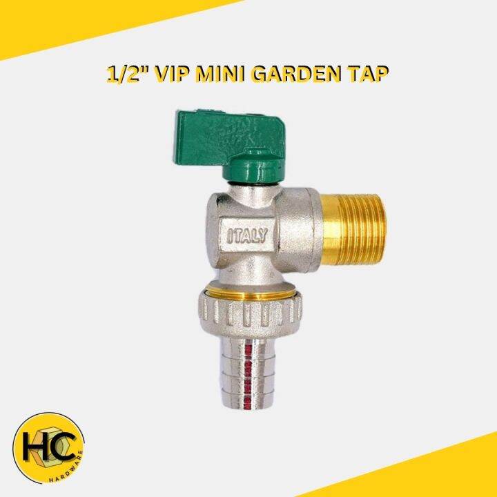 1/2" MINI BRASS CHROME BALL VALVE TAP WITH SEAL TAPE / KEPALA PAIP MESIN BASUH DAN GARDEN Lazada