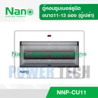 ตู้คอนซูมเมอร์ ยูนิต NANO PLUS ขนาด11-13 ช่อง(ตู้เปล่า) NNP-CU11