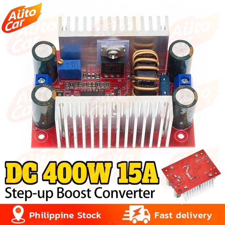 AMPLIFIERS HOT SALE 8.5-50V to 10-60V DC 400W 15A Step-up Boost