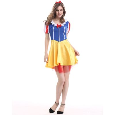 Snow White Fairy Tale Princess Lady Fancy Dress Costume Large UK Women Halloween Costume