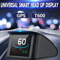 Universal HUD Smart Digital Meter Head Up Display GPS Speedometer MPH และ KMH Driving Mileage รถยนต์ LCD Head Up Display