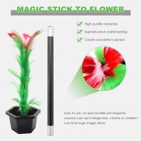 Magic Stick to Flower Easy Magic Trick Toys Prop Funny Toys for Adults Kids Magic Tricks Accessories