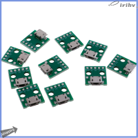 jianzhanqinl 10pcs Micro USB to DIP ADAPTER 5Pin FEMALE CONNECTOR PCB Converter BOARD