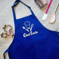 Personalized Kids Apron with Name Custom Children Chef Apron for Cooking Baking Painting Adjustable Strap to fit All Ages Aprons