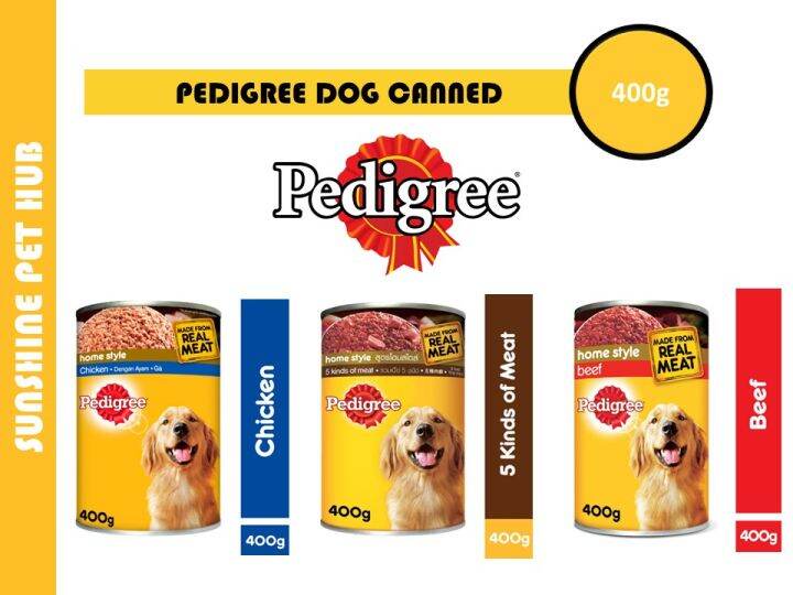 Pedigree Dog Canned Food 400g | Lazada