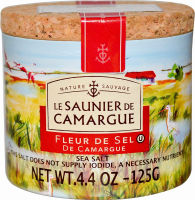 Le Saunier de Camargue, Fleur de Sel, Sea Salt, 4.4 oz (125 g) - 2pcs