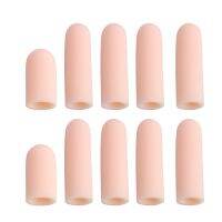 ▲☢❁ 10pcs Silicone Gel Toe Tube Finger Protector Sleeves Separators Protector for Protect Cracked Skin Corn Blisters Callus