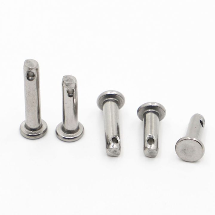 m3-m4-m5-m6-m8-m10-304-stainless-steel-axis-pin-roll-flat-head-cylindrical-pin-with-hole-locating-pins-gb882