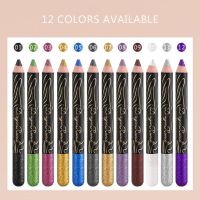 12 Color Eye Shadow Pencil Long lasting Non smudge free Eye Shadow Pen Eye Shadow Stick Sweat proof Waterpoof Beauty Makeup