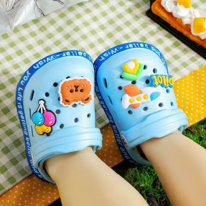 summer-kids-sandals-hole-childrens-shoes-slippers-soft-anti-skid-cartoon-diy-design-hole-baby-shoes-sandy-beach-for-boys-girls