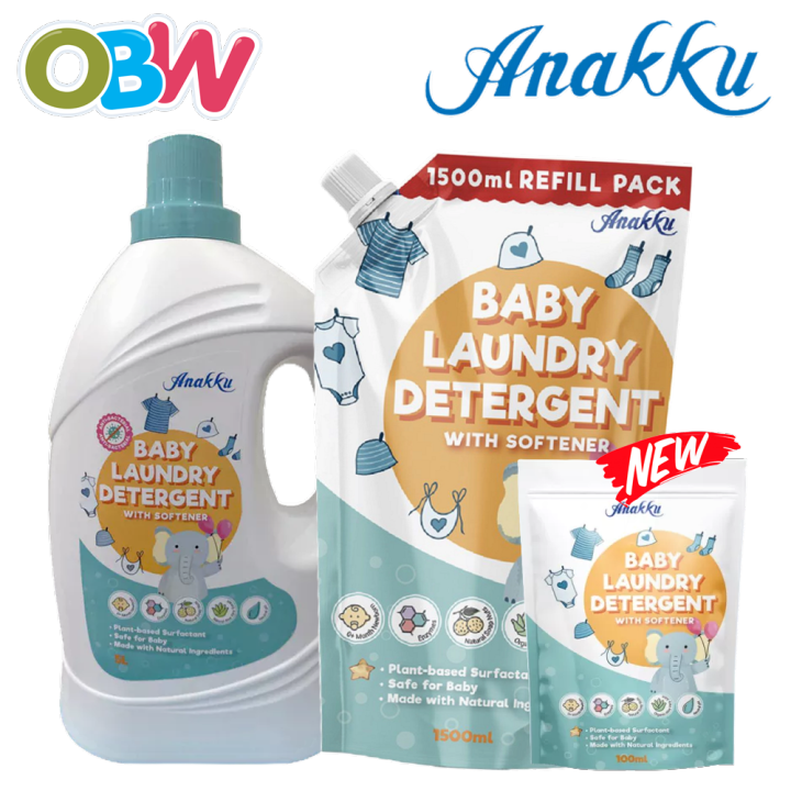 Anakku Laundry Detergent With Softener (2000ml Bottle) / Laundry ...