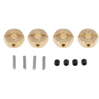 Brass 12Mm Hex Wheel Hub Extended Adapter for Axial SCX10 III CC01 WRAITH RR10 Redcat GEN8 1/10 RC Crawler Car