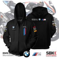 ●✎ xing lu nan เสื้อกันหนาว มีฮู้ด พิมพ์ลายโลโก้ ZIPPER B M W SMR WorldSBK Racing Team MIX สําหรับผู้ชาย และผู้หญิง