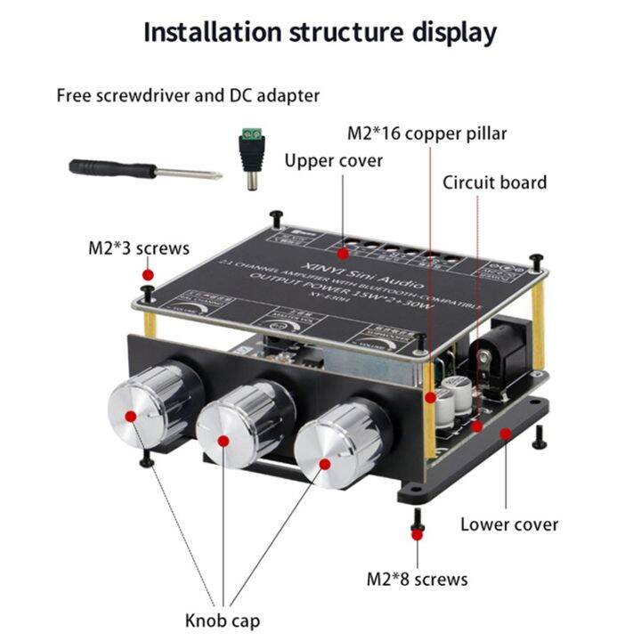 xy-e30h-2-1-channel-bluetooth-audio-power-amplifier-board-module-high-and-low-bass-subwoofer-app