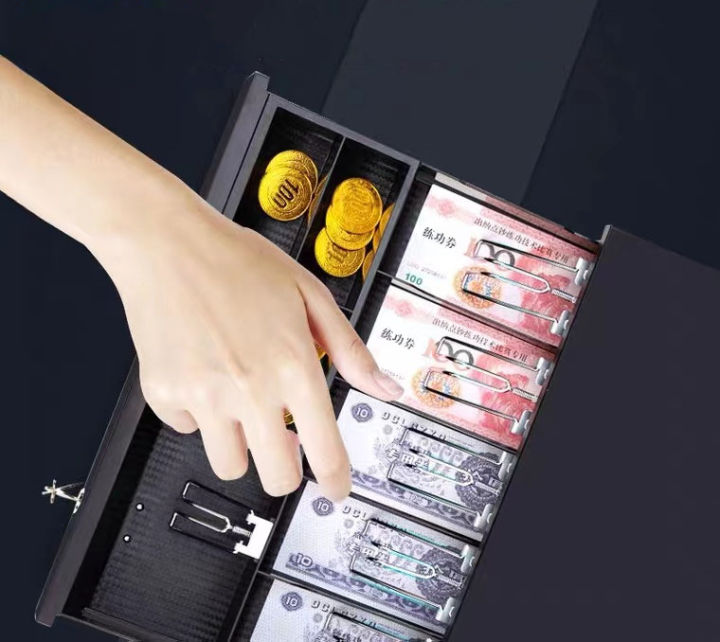 ลิ้นชักเก็บตัง-dkt-335a-4-ช่องธนบัตร-5-ช่องเหรียญ-ocha-cash-drawer-ลี้ชักเก็บเงิน-ที่เก็บเงิน-ที่เก็บเงินสด-ที่เก็บเงินทอน-ที่ใส่เก็บเงิน-ลิ้นชักคิดเงิน-ลิ้นชักใส่เงิน-ลิ้นชักใส่ตัง-กล่องแคชเชียร์