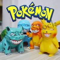 【hot sale】 ☄✜✿ B09 Pokemon 9 14Cm Cartoons Movie Anime Figure Pikachu Bulbasaur Charmander Cosplay Collection Pet Action Model Toy Gift