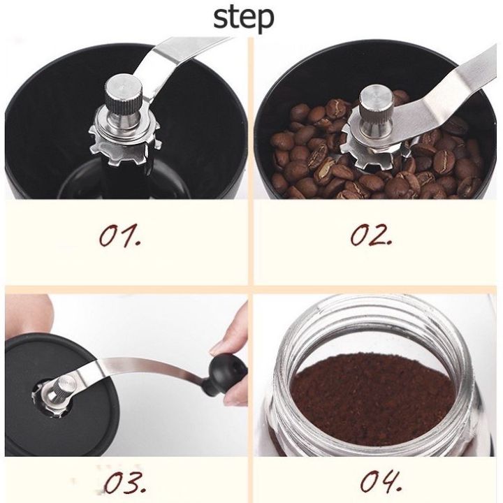 เซ็ตเครื่องบดกาแฟ-coffee-grinder-แบบมือหมุน-เครื่องบดกาแฟ-เครื่องบดเมล็ดกาแฟ-เครื่องทำกาแฟ-เครื่องบดกาแฟด้วยมือ-เซ็ตปั่นกาแฟ-ที่บดกาแฟ
